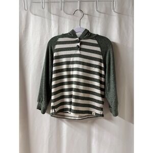 Easy Peasy‎ Boys Girls Striped Hooded Long Sleeve Top Shirt Size 3T